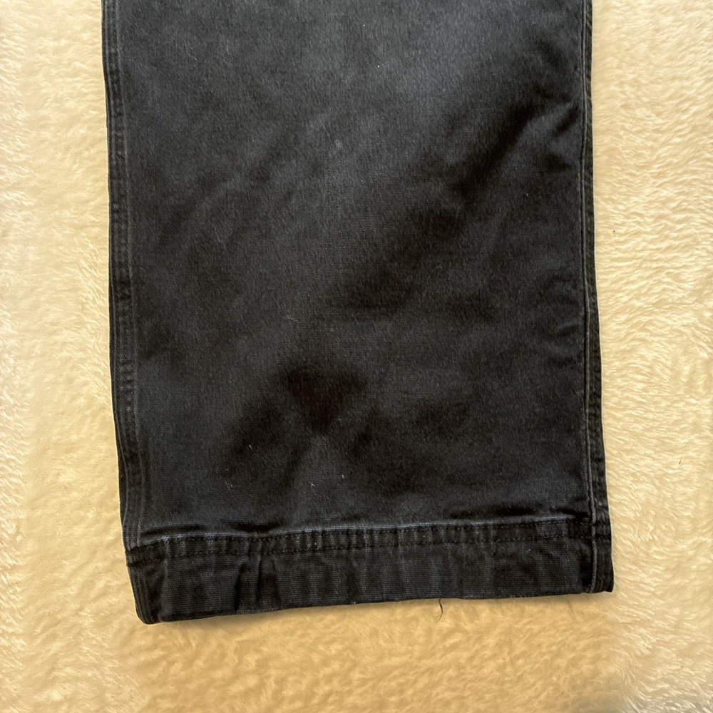 Duluth Trading Flex Fire Hose Cargo Pant Mens Tag-40x32 Fits-38x29 Black Utility - Picture 3 of 16